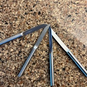 Cutlery Knives: Zani of Italy High quality  stainless knives pre-owned condition